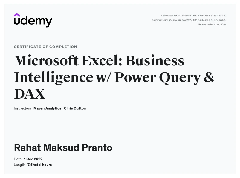 Microsoft Excel: Business Intelligence w/ Power Query & DAX